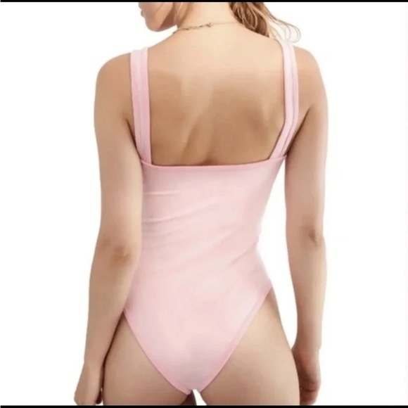 Free People | FP Intimately Speed Dial Peach Bodysuit Size M/L - Picture 2 of 7